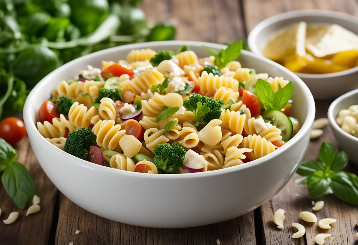 Pasta Salad with Homemade Dressing: A Delicious and Easy Recipe