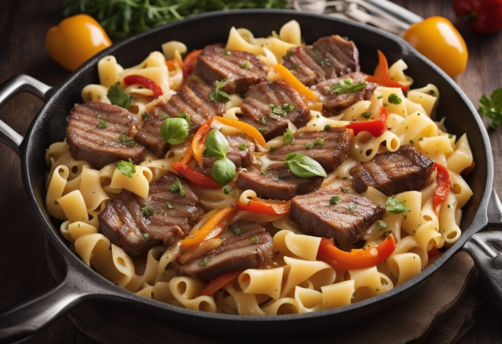 Philly Cheesesteak Pasta: A Delicious Twist on a Classic Dish