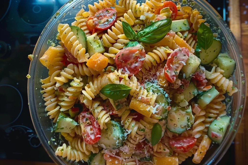 Pasta salad I made tonight