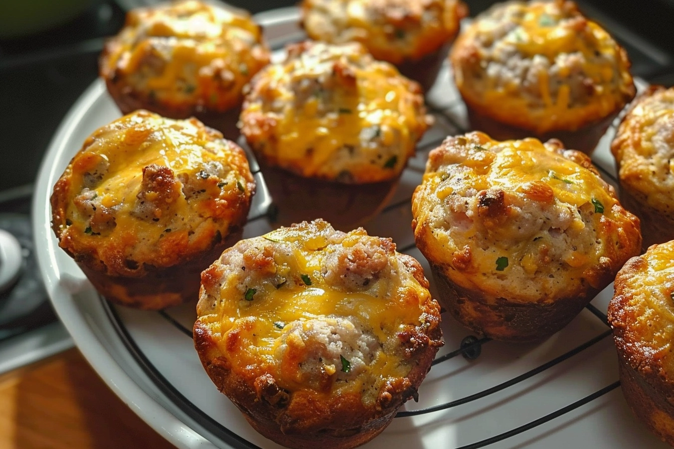 Sausage & Cheese Muffins