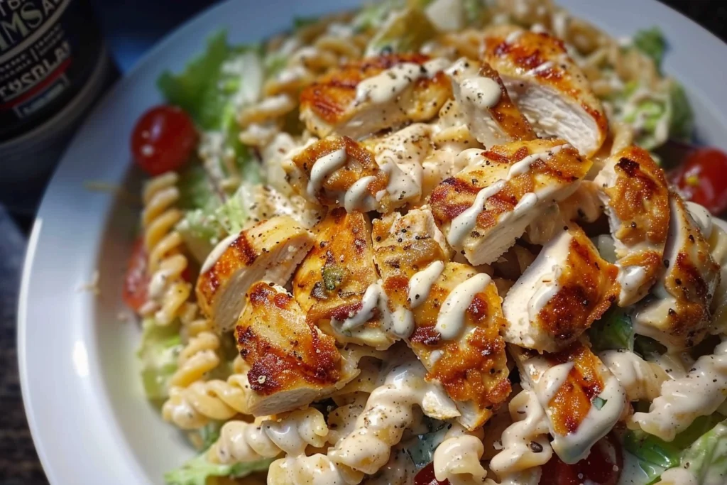 Chicken Caesar Pasta Salad