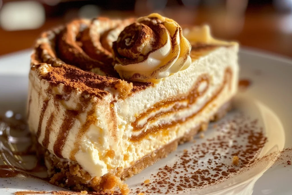 Cinnamon Roll Cheesecake Recipe