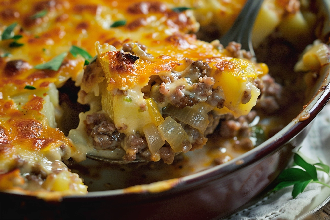 5-Ingredient Hamburger & Potato Casserole