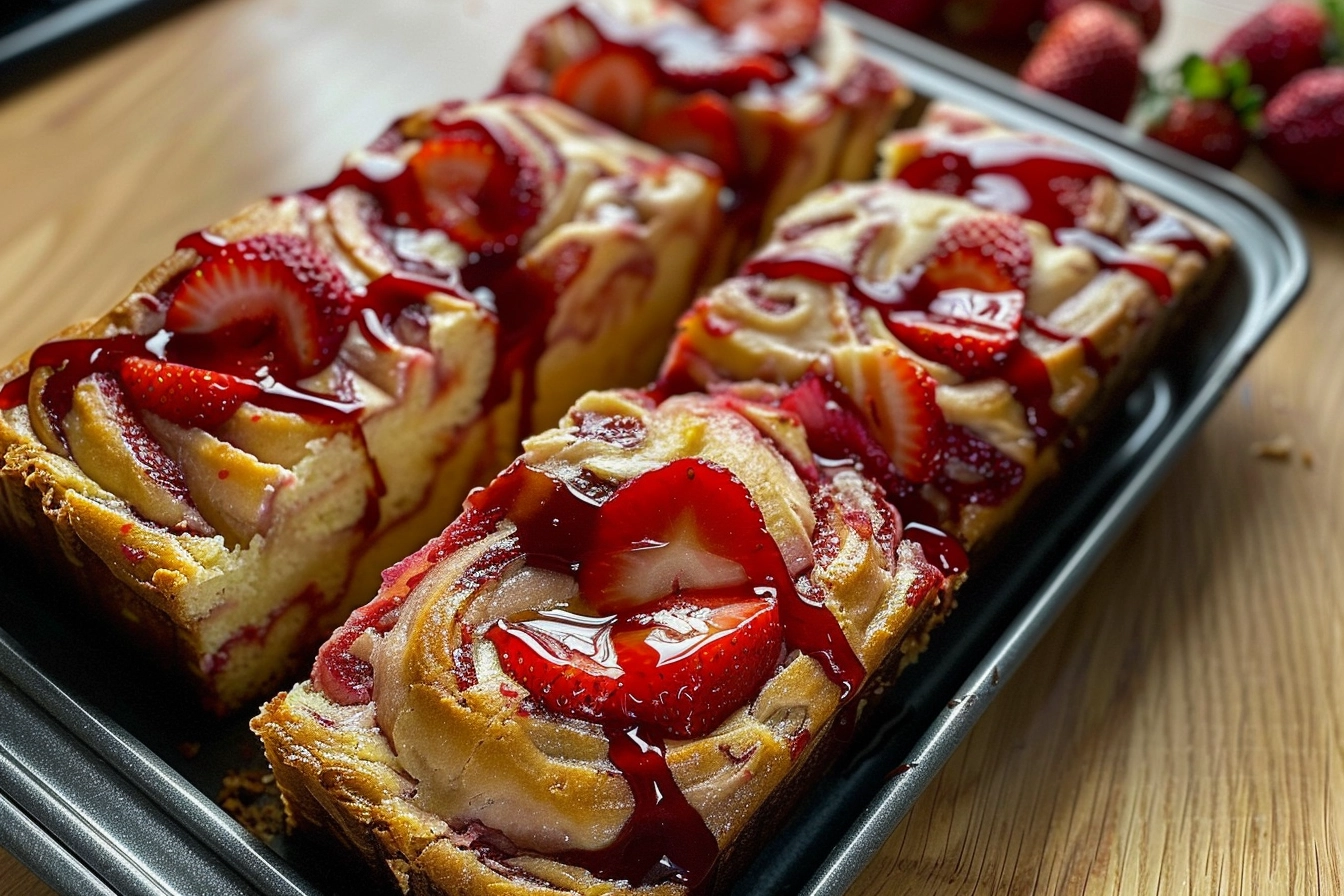 Strawberry Swirl Loaf