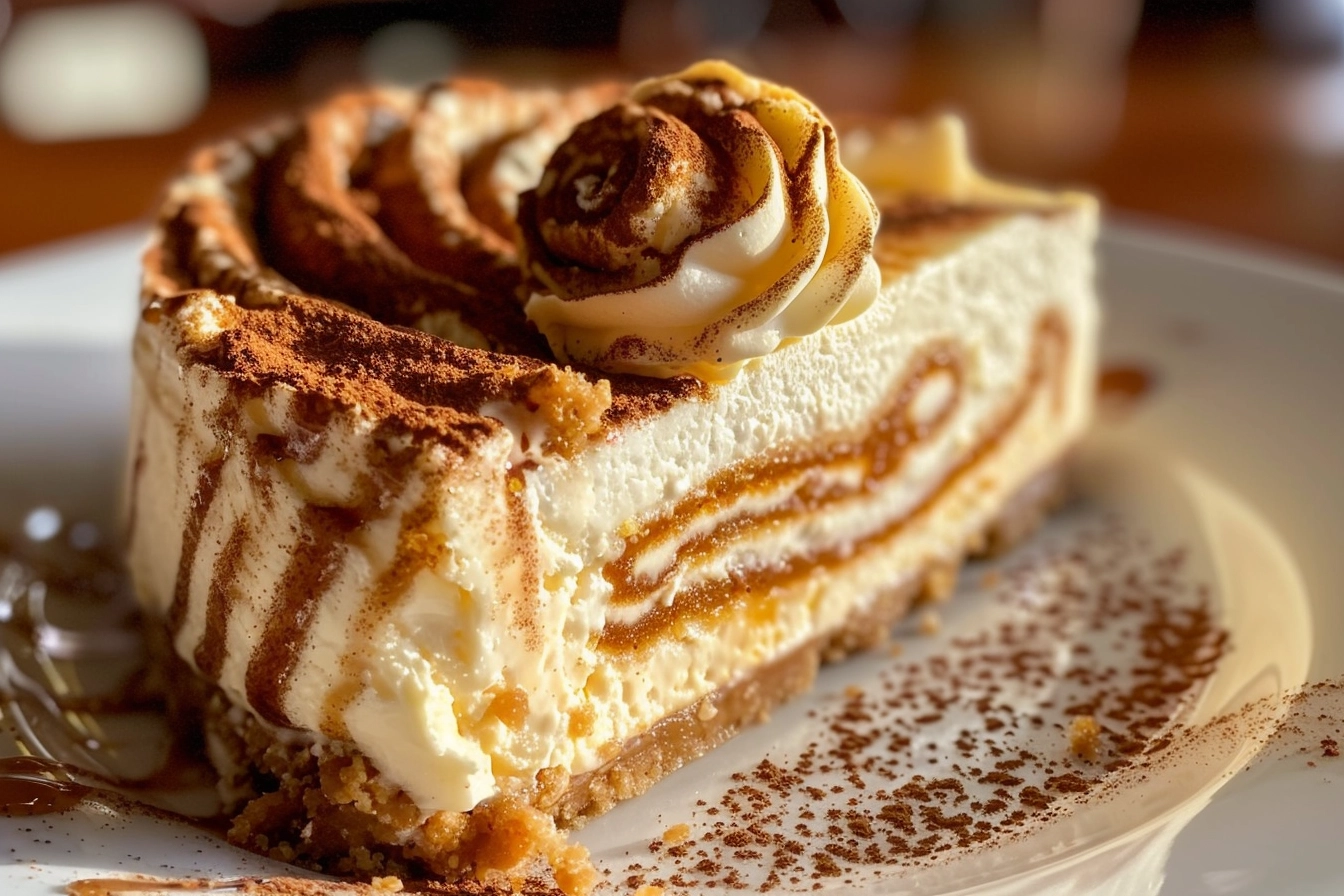 Cinnamon Roll Cheesecake Recipe