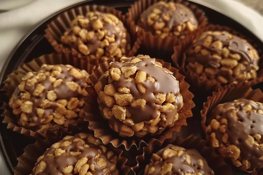 CRUNCHY PEANUT BUTTER BALLS