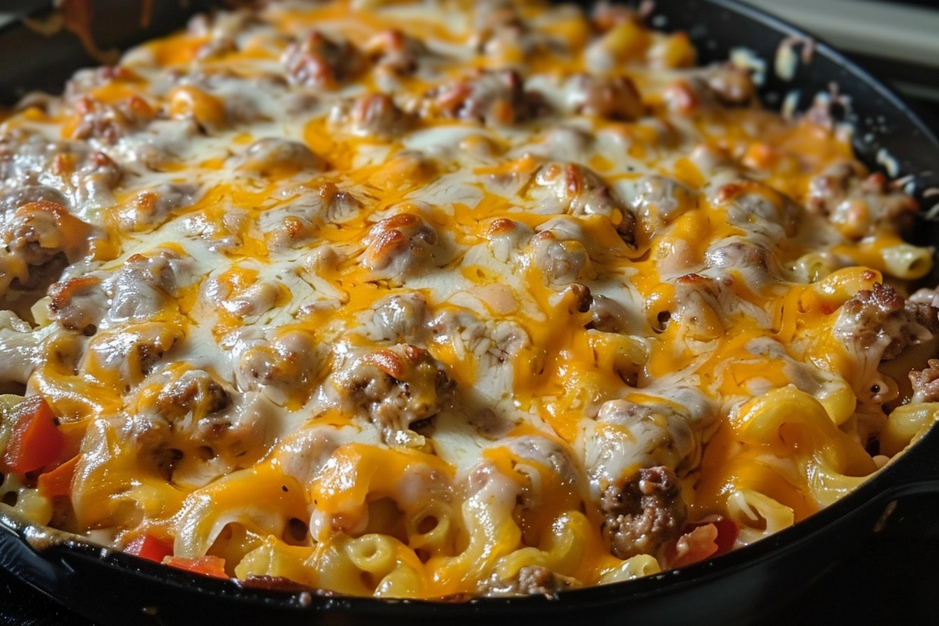 One Pot Cheeseburger Casserole