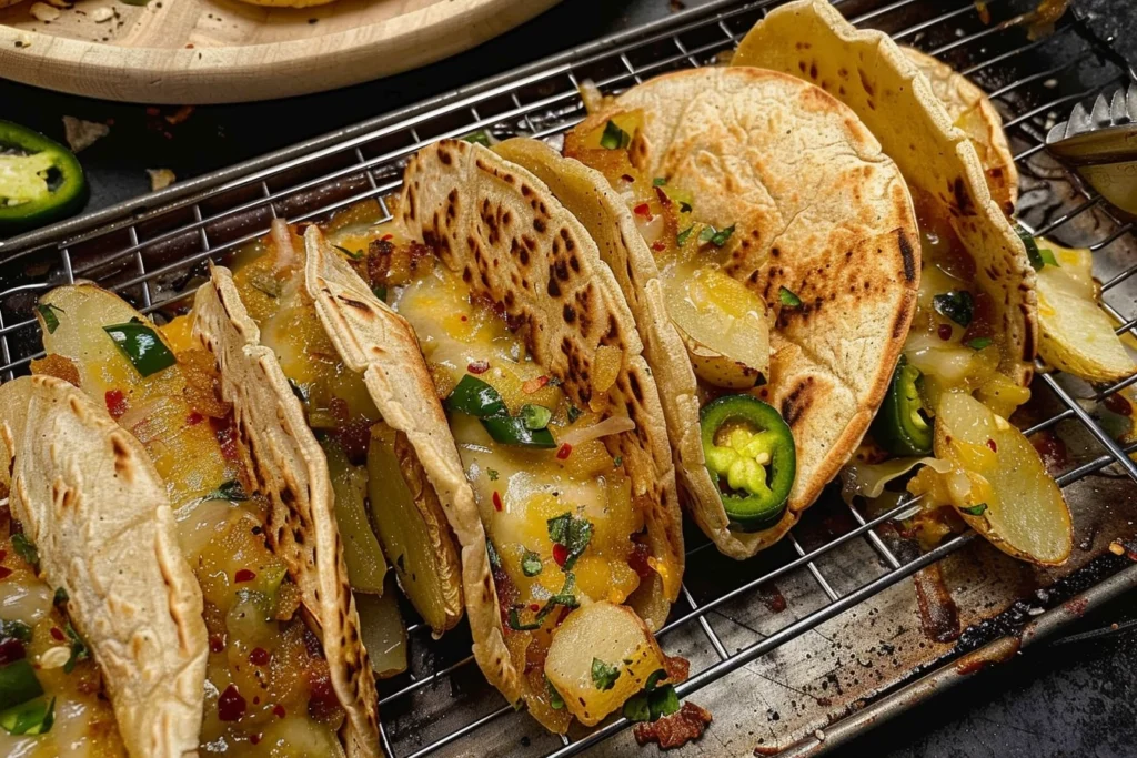 Potato Tacos with Green Chilies