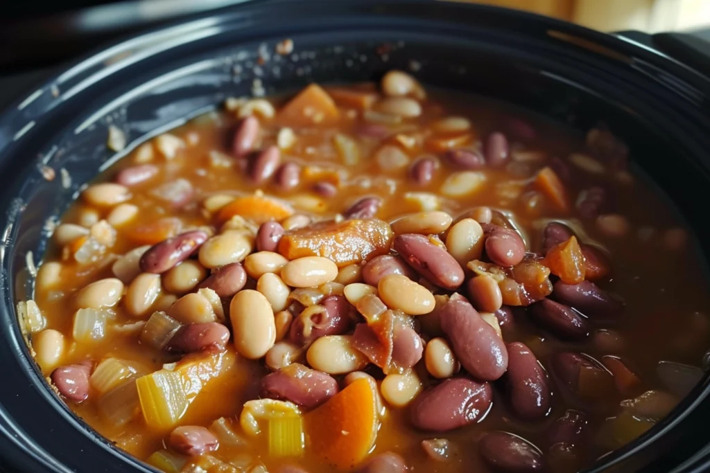 GREAT NORTHERN BEANS IN THE CROCKPOT