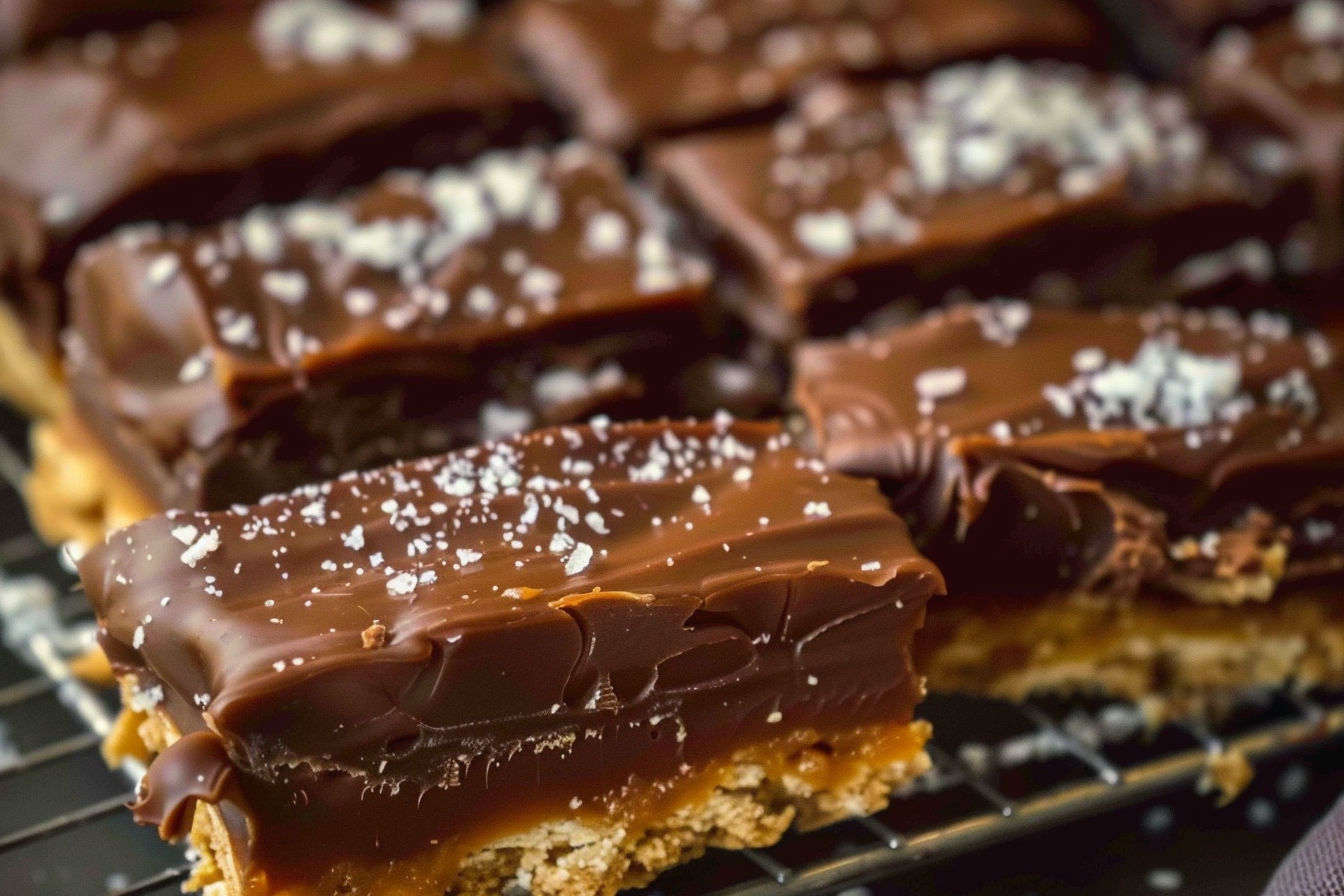 salted caramel monster bars