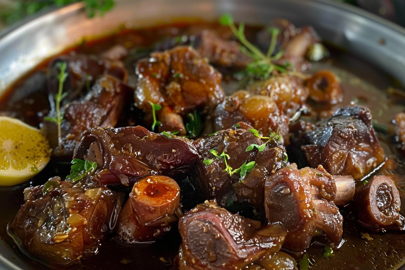 southern styled oxtails