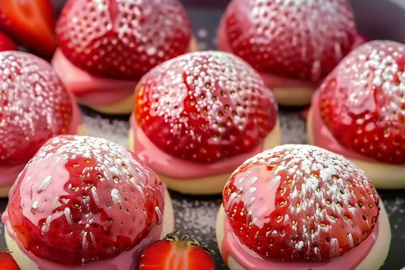 Strawberry bombs: these are irresistible!