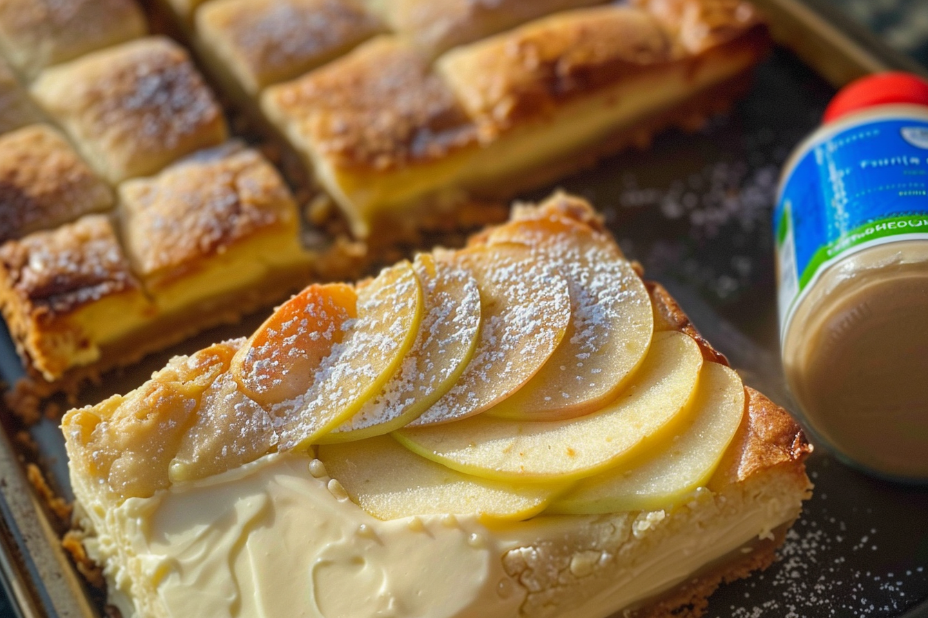 Apple Cheesecake Danish Bars