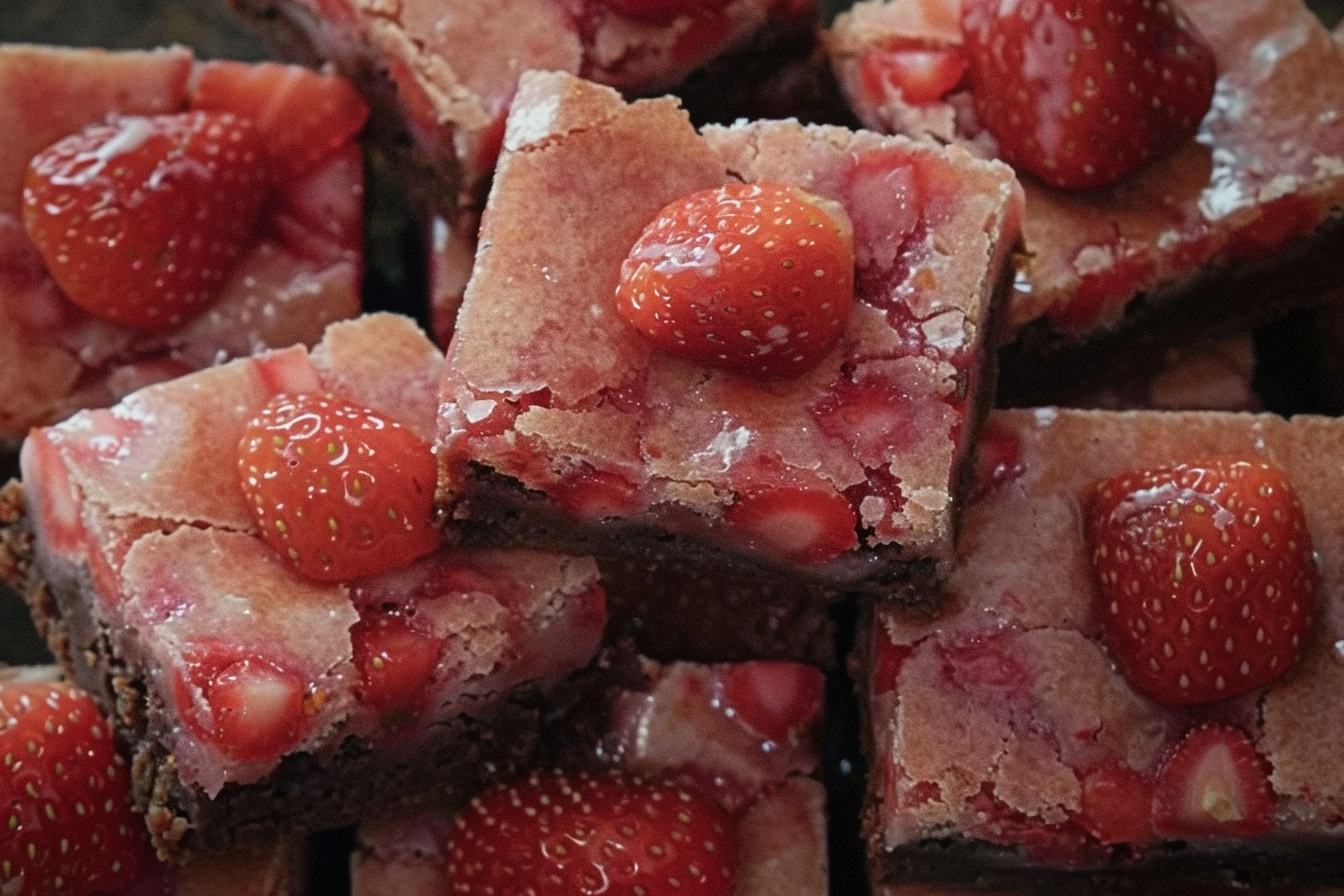 Strawberry Brownies