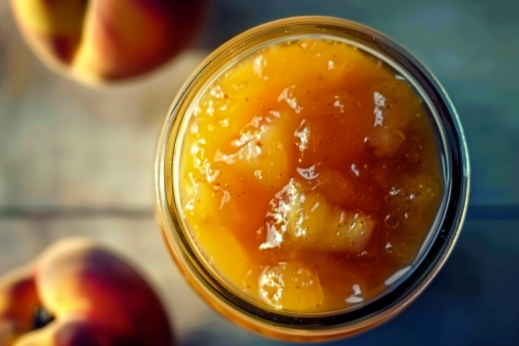 Easy Peach Freezer Jam