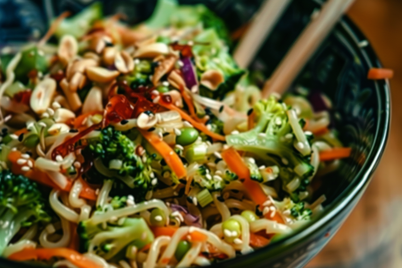 Oriental Ramen Broccoli Cole Slaw