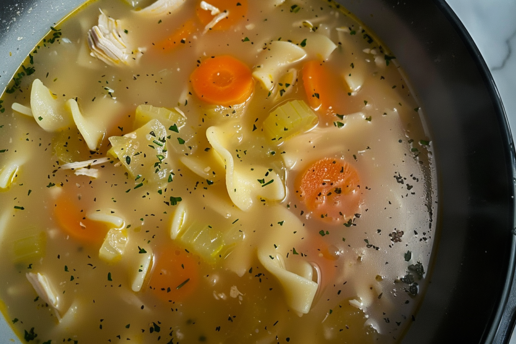 Creamy Chicken Noodle Soup Recipe