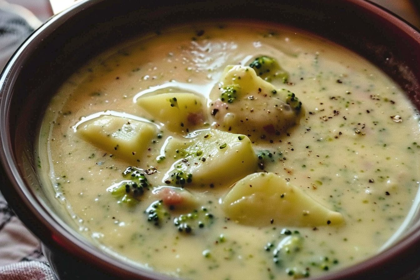 Loaded Broccoli Potato Soup