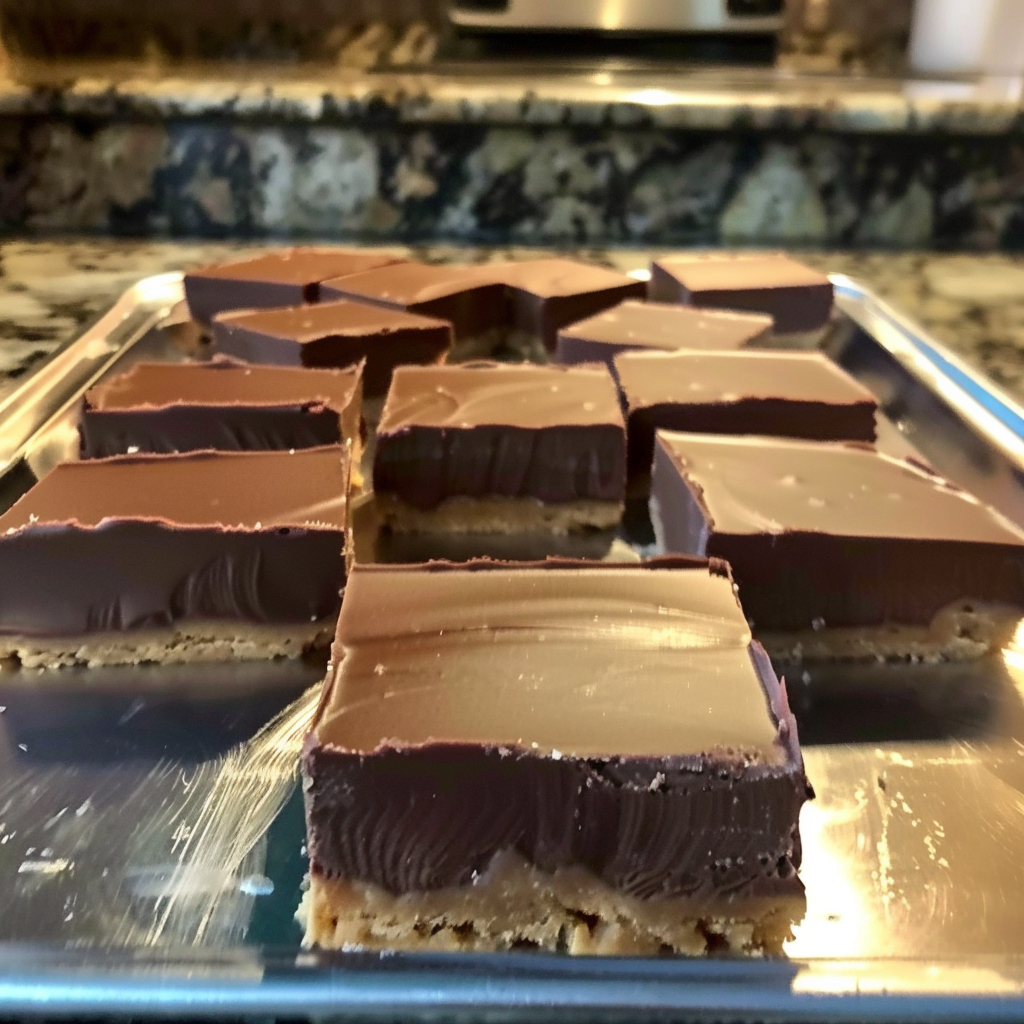 No-Bake Chocolate Peanut Butter Bars